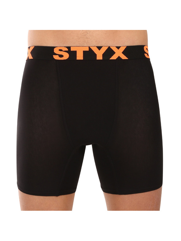 Styx Sada päť - pánske boxerky Styx long športová guma čierne