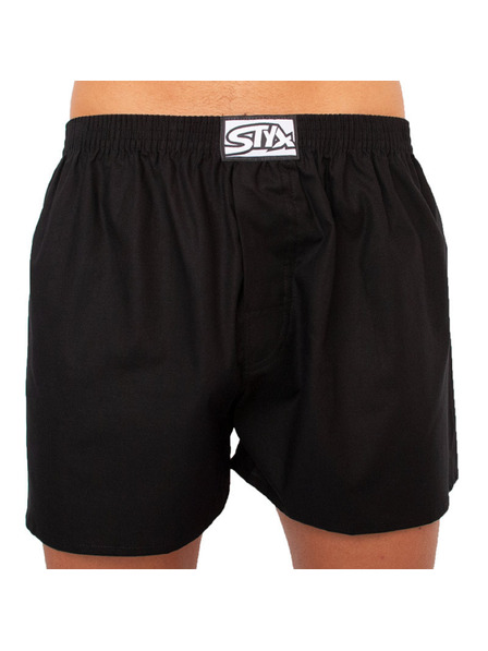 Styx Pánske trenky Styx klasická guma nadväčšie čierne