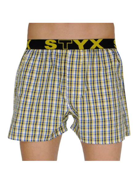 Styx Pánske športové gumové šortky Styx viacfarebné