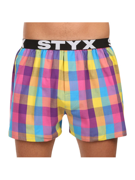 Styx Sada troch - pánske trenky Styx športová guma viacfarebné