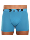 Styx Sada troch - pánske boxerky Styx long športová guma modré