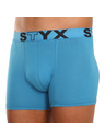 Styx Sada troch - pánske boxerky Styx long športová guma modré