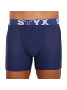 Styx Sada troch - pánske boxerky Styx long športová guma modré