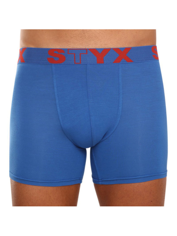 Styx Sada troch - pánske boxerky Styx long športová guma modré