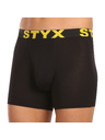 Styx Sada desať - pánske boxerky Styx long športová guma čierne