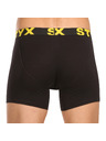 Styx Sada desať - pánske boxerky Styx long športová guma čierne