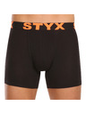 Styx Sada desať - pánske boxerky Styx long športová guma čierne