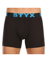 Styx Sada desať - pánske boxerky Styx long športová guma čierne