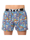 Styx Pánske trenky Styx art športová guma lebky