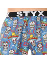 Styx Pánske trenky Styx art športová guma lebky