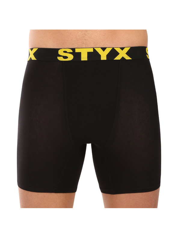 Styx Sada päť - pánske boxerky Styx long športová guma čierne