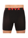 Styx Sada päť - pánske boxerky Styx long športová guma čierne