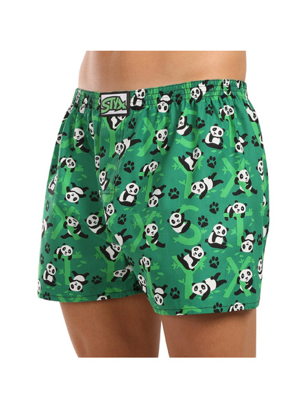 Styx Pánske trenky Styx art klasická guma pandy