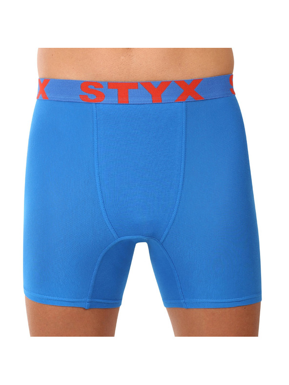 Styx Pánske boxerky Styx long športová guma modré
