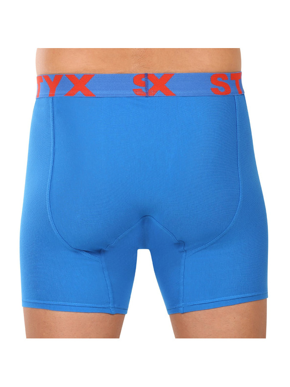 Styx Pánske boxerky Styx long športová guma modré