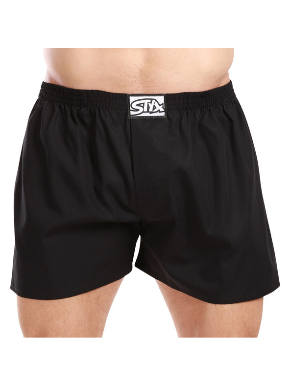 Styx Sada troch - pánske trenky Styx klasická guma nadrozmer čierne