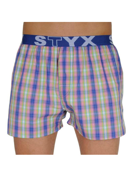Styx Pánske športové gumové šortky Styx viacfarebné