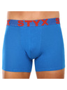 Styx Sada troch - pánske boxerky Styx long športová guma modré