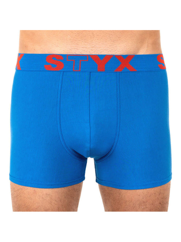 Styx Sada troch - pánske boxerky Styx športová guma modré