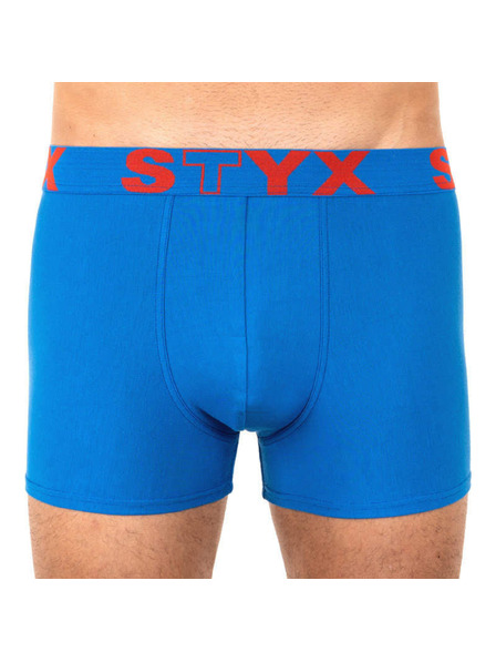 Styx Sada troch - pánske boxerky Styx športová guma modré
