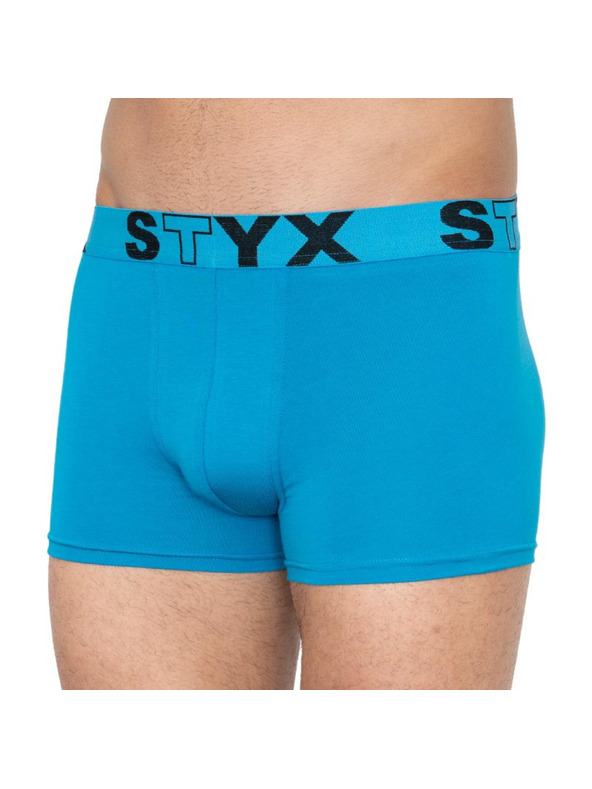 Styx Sada troch - pánske boxerky Styx športová guma modré