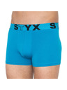 Styx Sada troch - pánske boxerky Styx športová guma modré