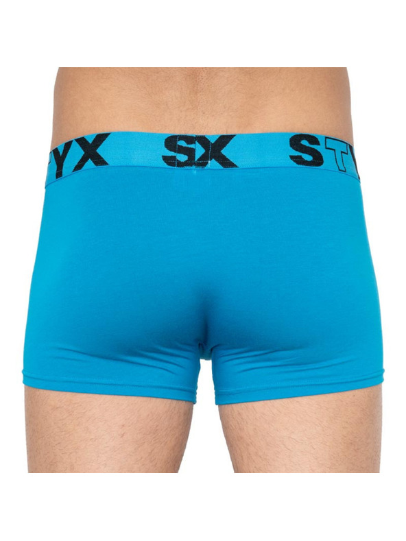 Styx Sada troch - pánske boxerky Styx športová guma modré