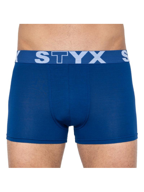 Styx Sada troch - pánske boxerky Styx športová guma modré