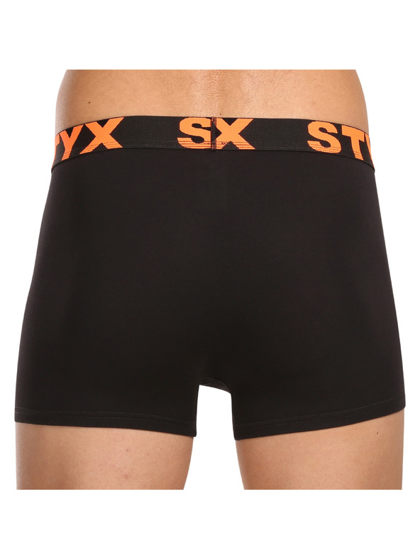 Styx Sada desiatich - pánske boxerky Styx športová guma čierne