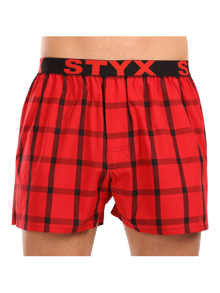 Styx Pánske športové gumové šortky Styx viacfarebné