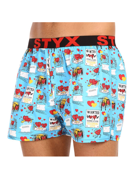 Styx Pánske trenky Styx art športová guma Valentín páry