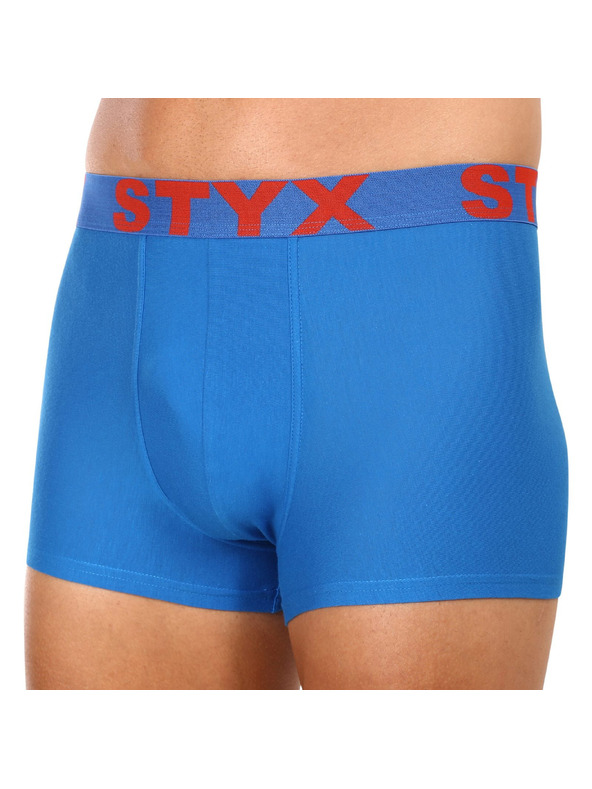 Styx Pánske boxerky Styx športová guma nadrozmer modré