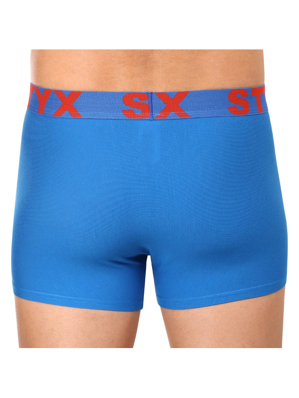 Styx Pánske boxerky Styx športová guma nadrozmer modré
