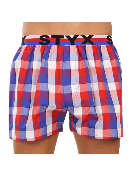 Styx Pánske športové gumové šortky Styx viacfarebné