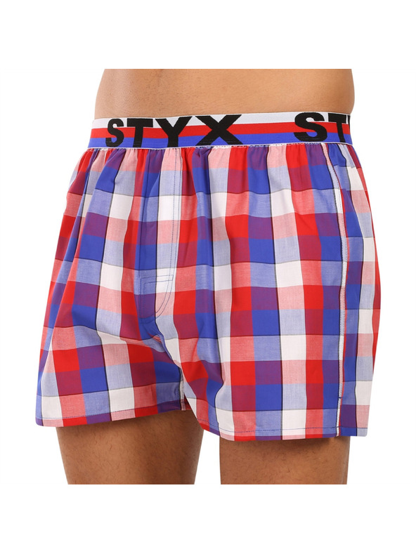 Styx Pánske športové gumové šortky Styx viacfarebné