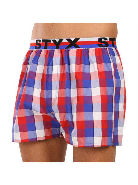 Styx Pánske športové gumové šortky Styx viacfarebné