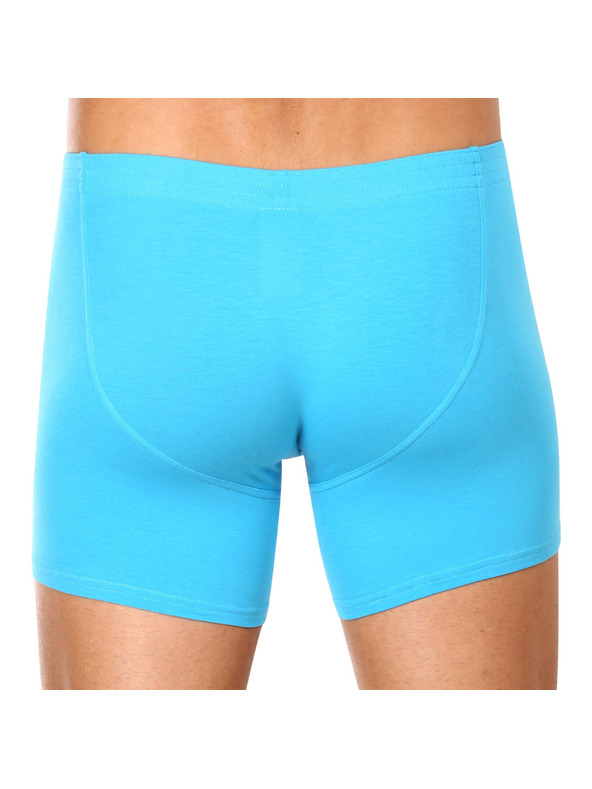 Styx Sada troch - pánske boxerky Styx long klasická guma svetlo modré