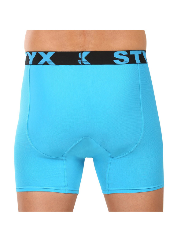 Styx Pánske boxerky Styx long športová guma svetlo modré