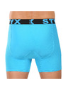 Styx Pánske boxerky Styx long športová guma svetlo modré