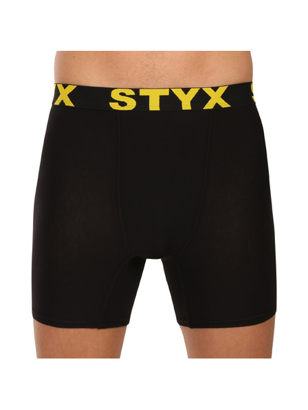 Styx Pánske boxerky Styx long športová guma čierne