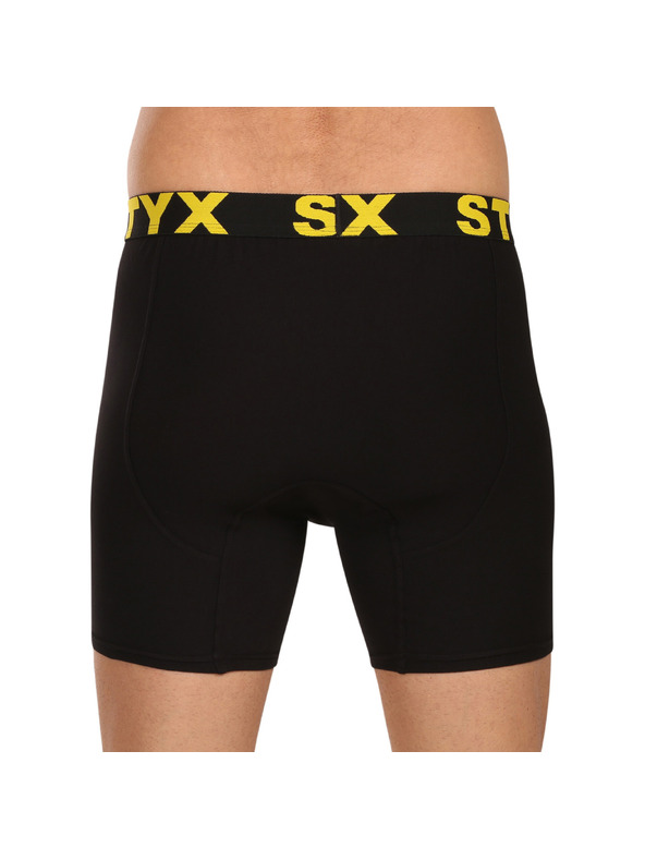 Styx Pánske boxerky Styx long športová guma čierne