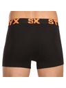 Styx Sada piatich - pánske boxerky Styx športová guma čierne