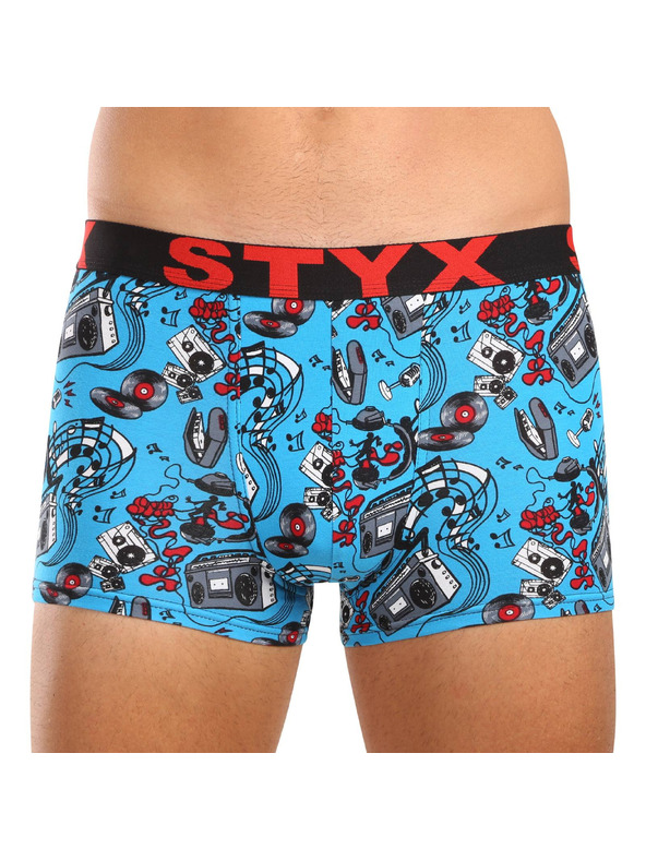 Styx Pánske boxerky Styx art športová guma hudba