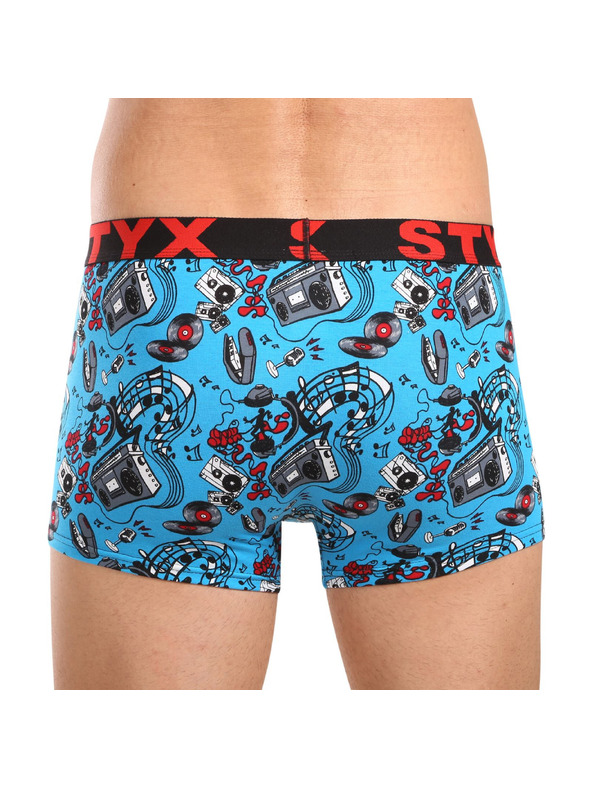 Styx Pánske boxerky Styx art športová guma hudba