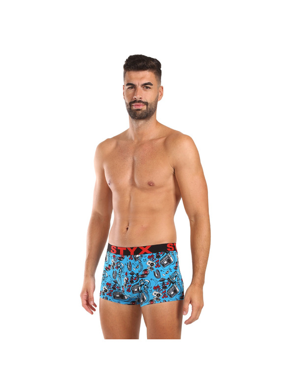 Styx Pánske boxerky Styx art športová guma hudba