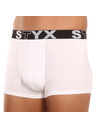 Styx Sada troch - pánske boxerky Styx športová guma biele