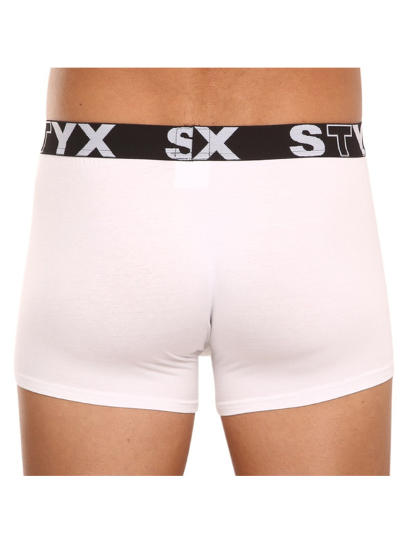 Styx Sada troch - pánske boxerky Styx športová guma biele