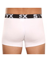 Styx Sada troch - pánske boxerky Styx športová guma biele