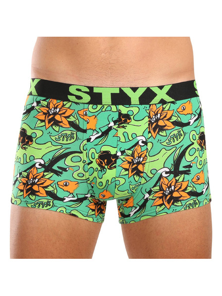 Styx Pánske boxerky Styx art športová guma nadrozmerný tropic