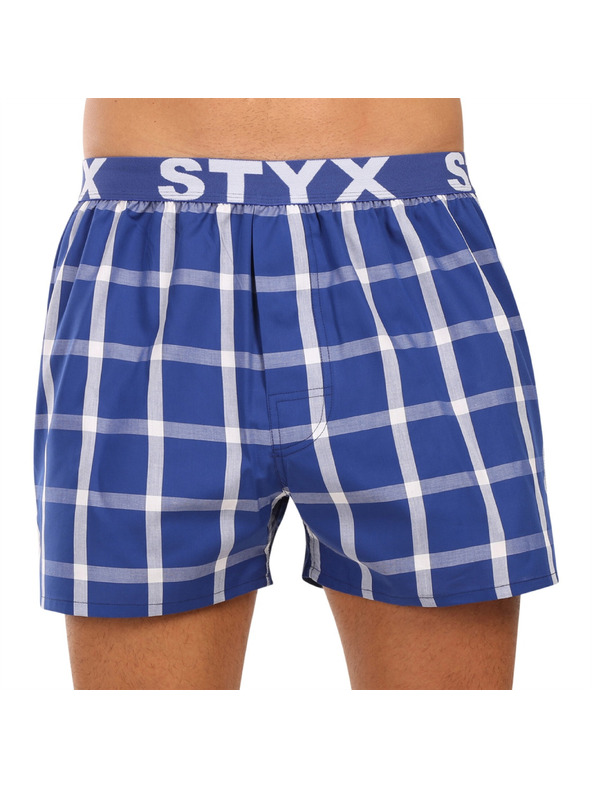 Styx Pánske športové gumové šortky Styx viacfarebné